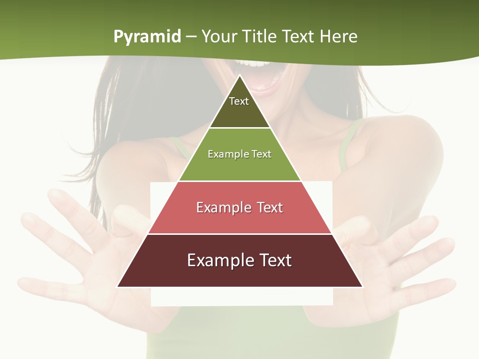 White Fun Caucasian PowerPoint Template