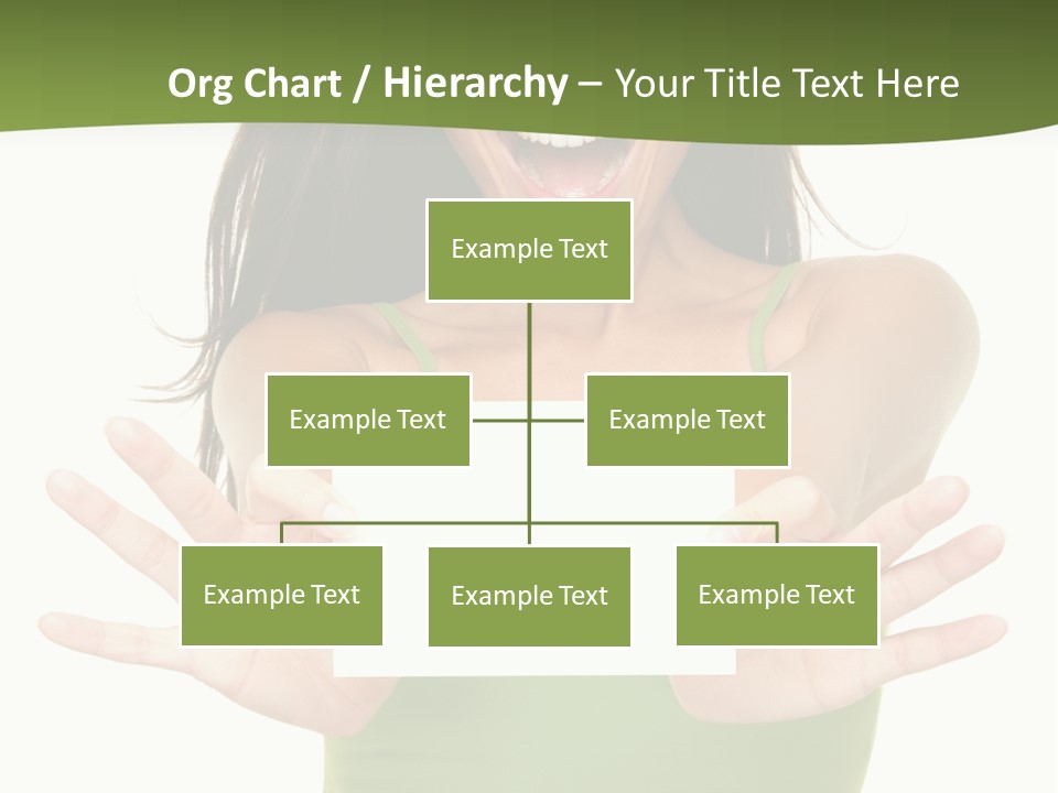 White Fun Caucasian PowerPoint Template