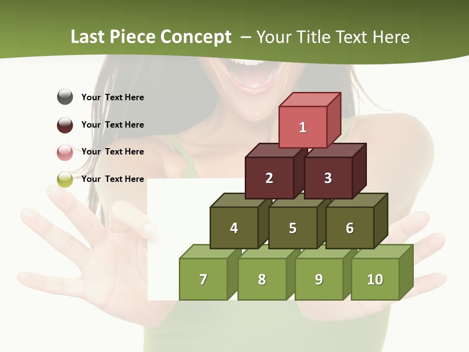 White Fun Caucasian PowerPoint Template