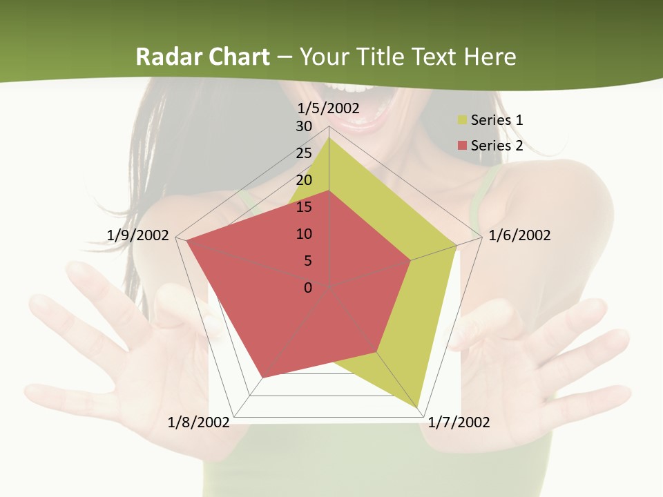 White Fun Caucasian PowerPoint Template