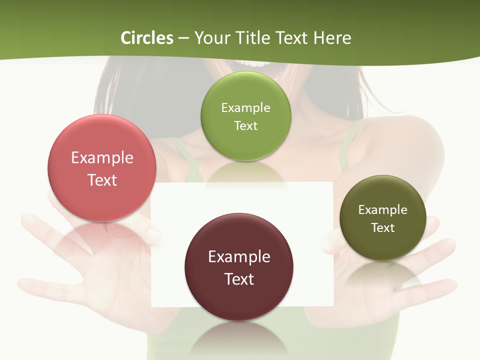 White Fun Caucasian PowerPoint Template