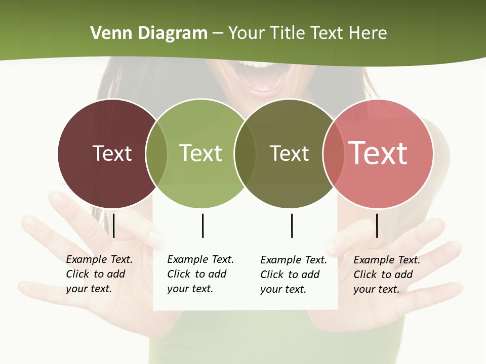 White Fun Caucasian PowerPoint Template