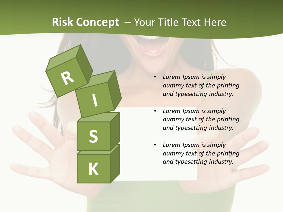 White Fun Caucasian PowerPoint Template