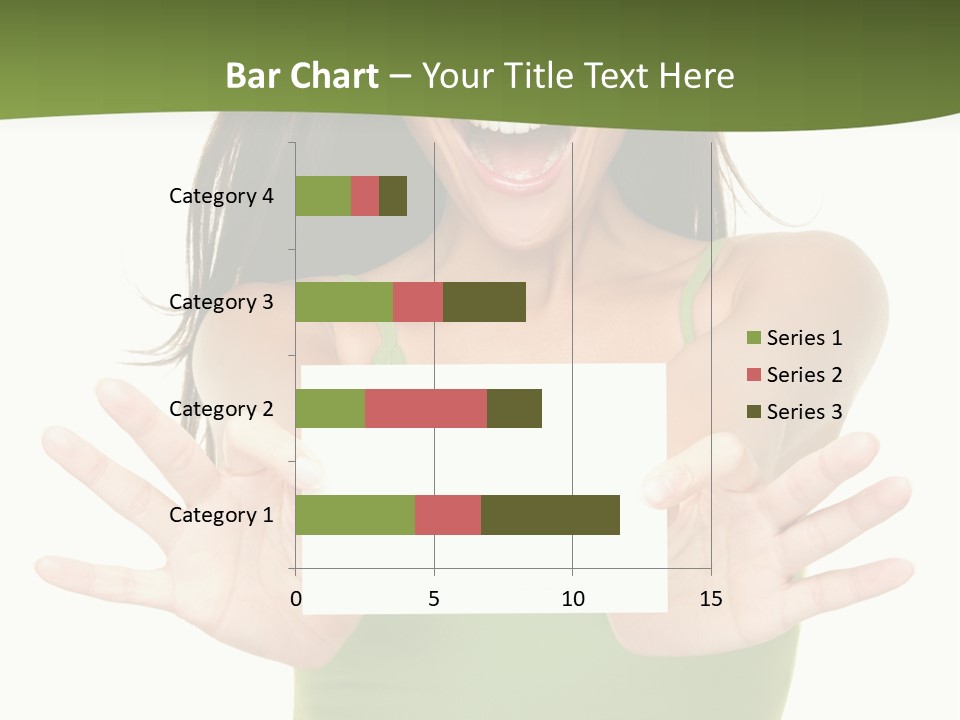 White Fun Caucasian PowerPoint Template