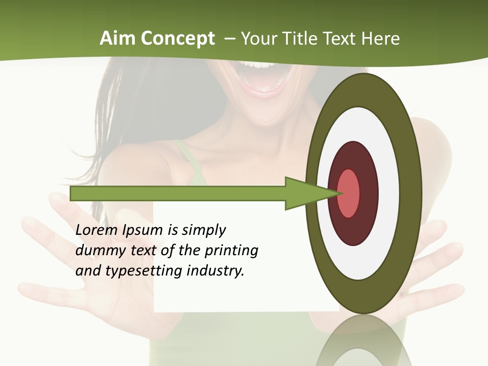 White Fun Caucasian PowerPoint Template