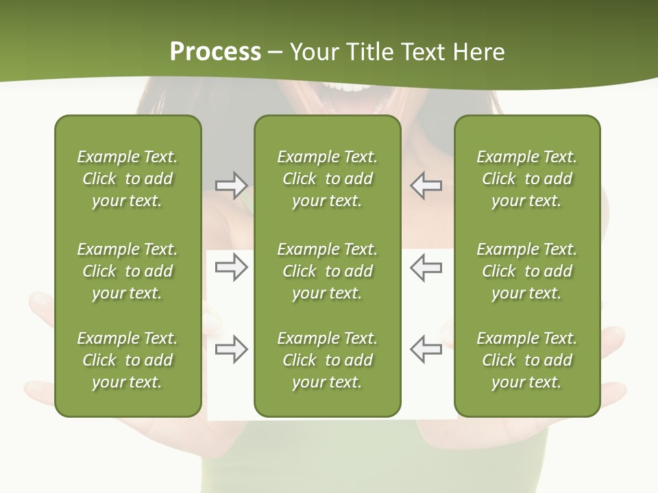 White Fun Caucasian PowerPoint Template