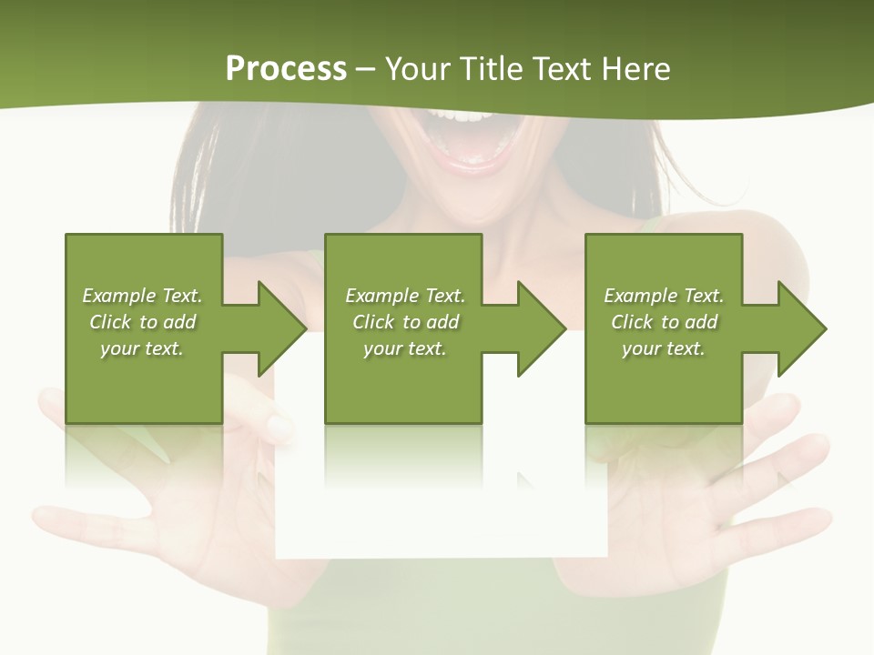 White Fun Caucasian PowerPoint Template