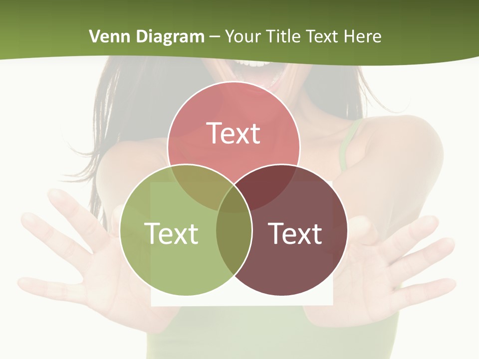 White Fun Caucasian PowerPoint Template