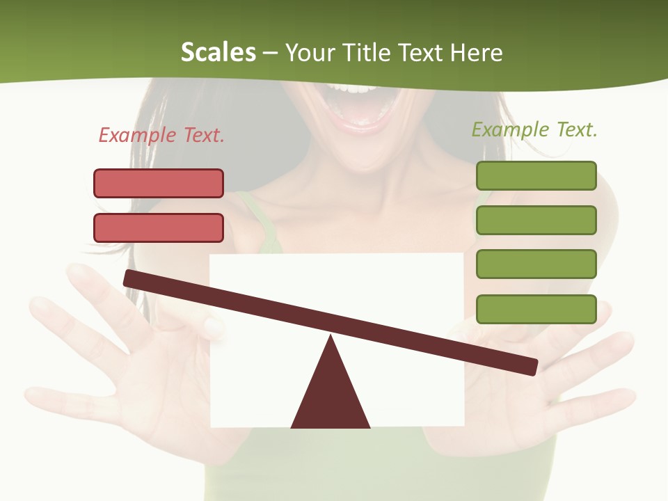 White Fun Caucasian PowerPoint Template