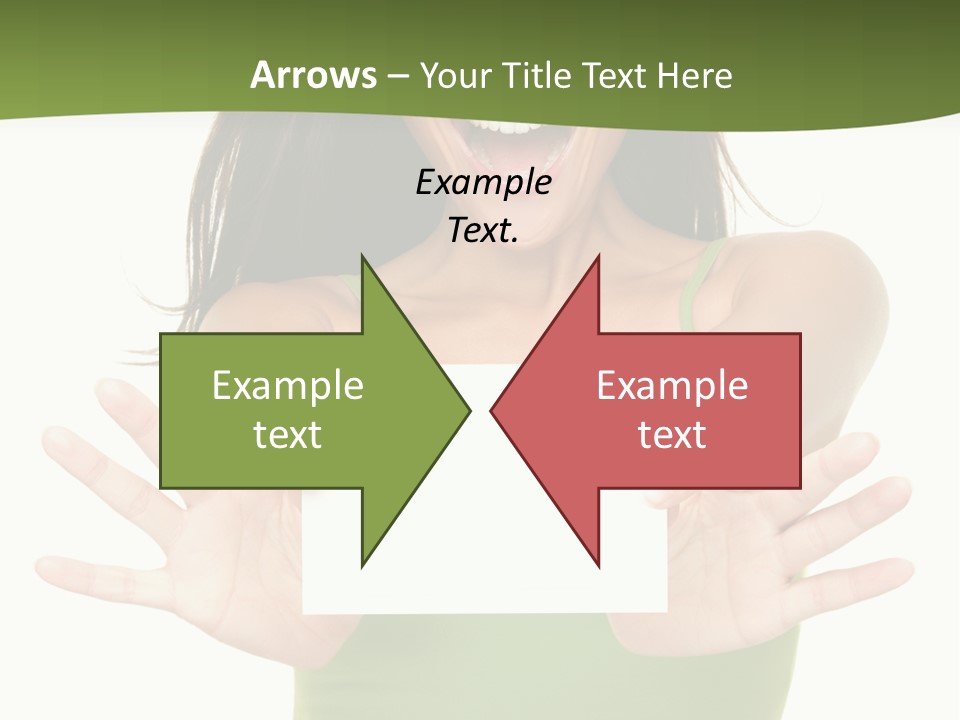 White Fun Caucasian PowerPoint Template