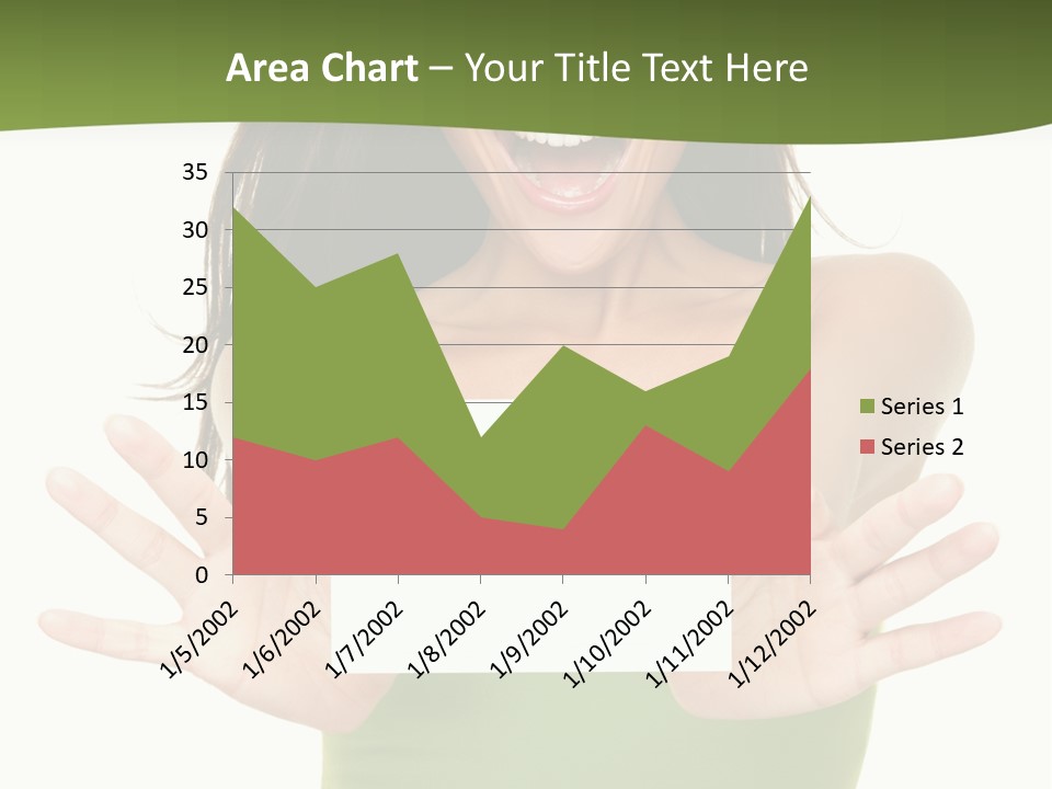 White Fun Caucasian PowerPoint Template