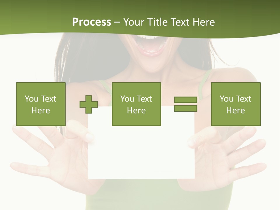 White Fun Caucasian PowerPoint Template