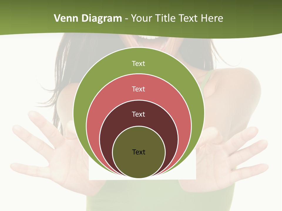 White Fun Caucasian PowerPoint Template