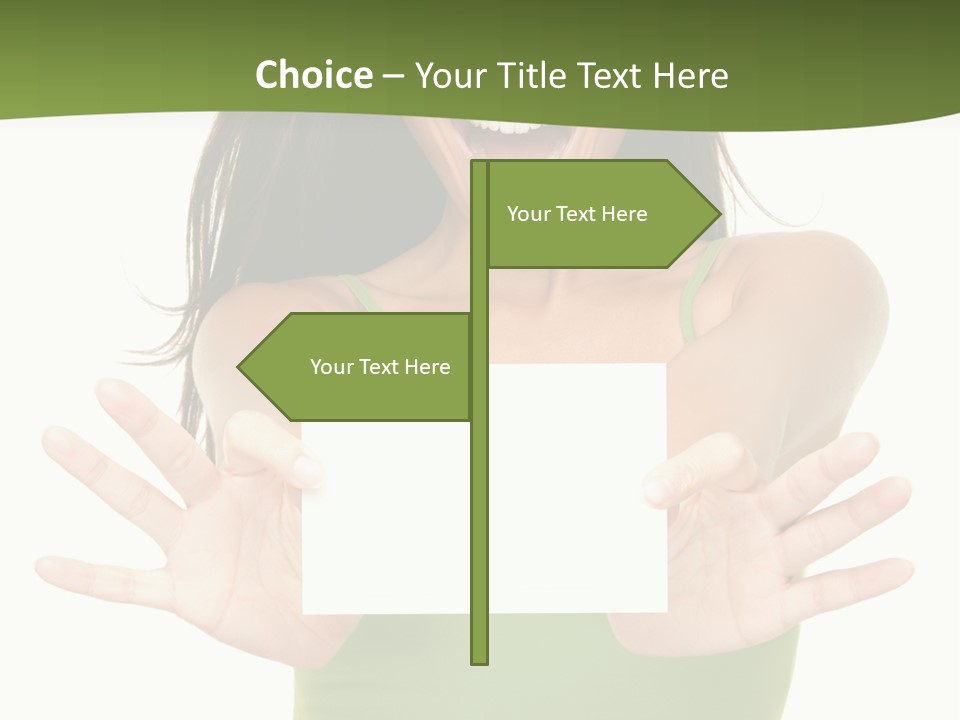 White Fun Caucasian PowerPoint Template