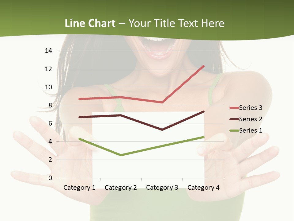 White Fun Caucasian PowerPoint Template