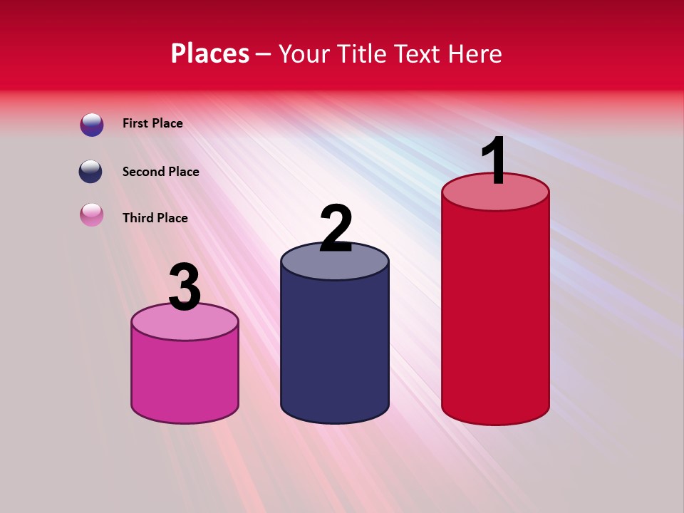 Surface Cyan Stripe PowerPoint Template