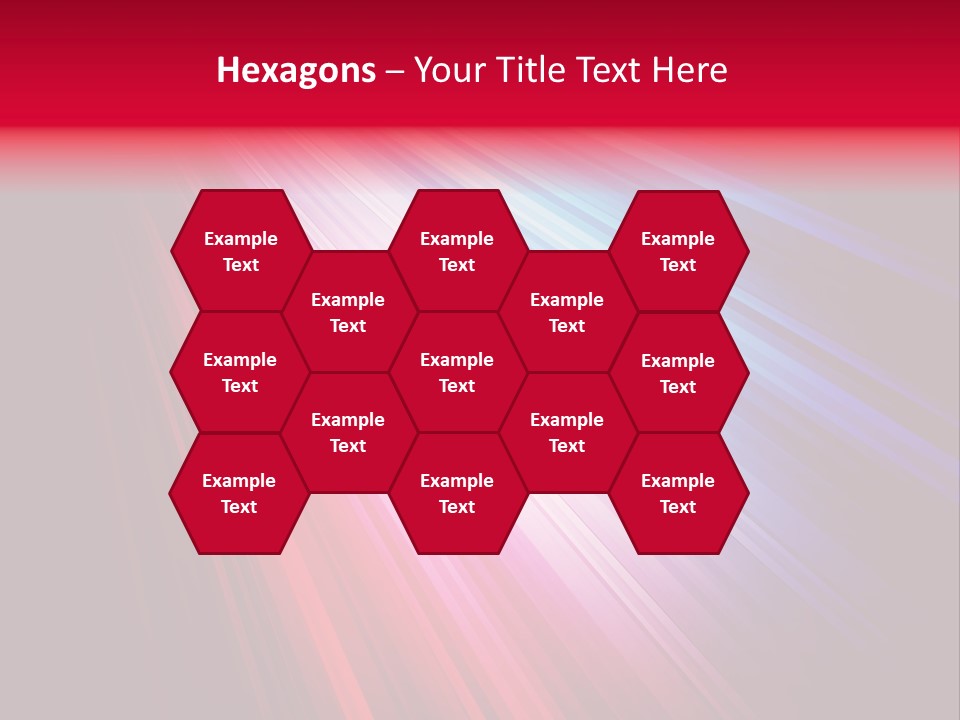 Surface Cyan Stripe PowerPoint Template