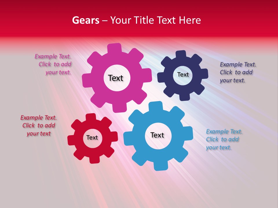 Surface Cyan Stripe PowerPoint Template