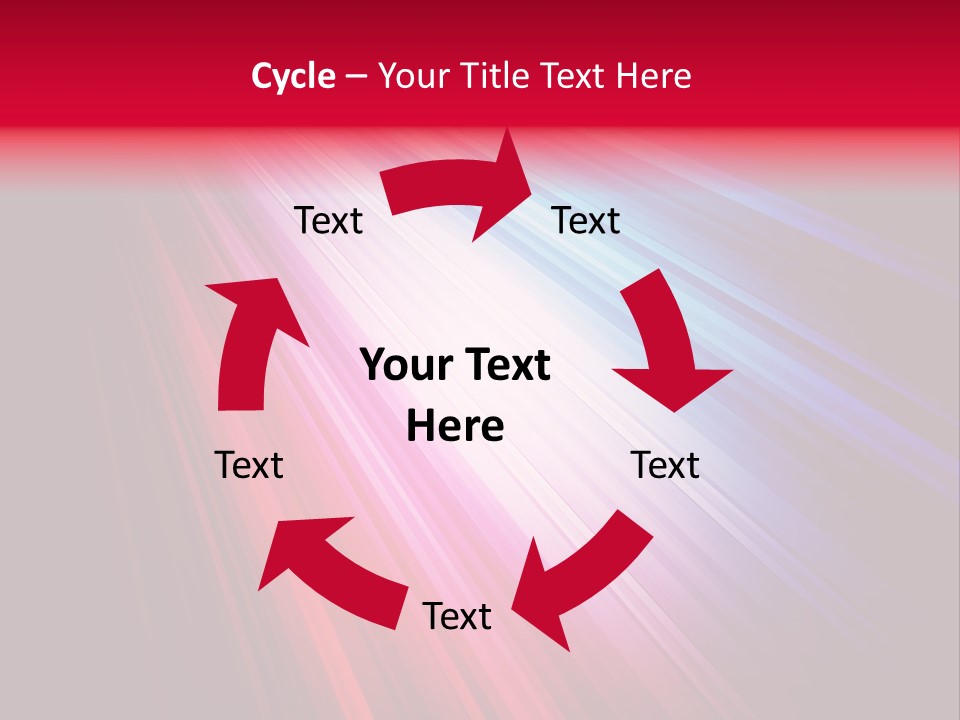 Surface Cyan Stripe PowerPoint Template
