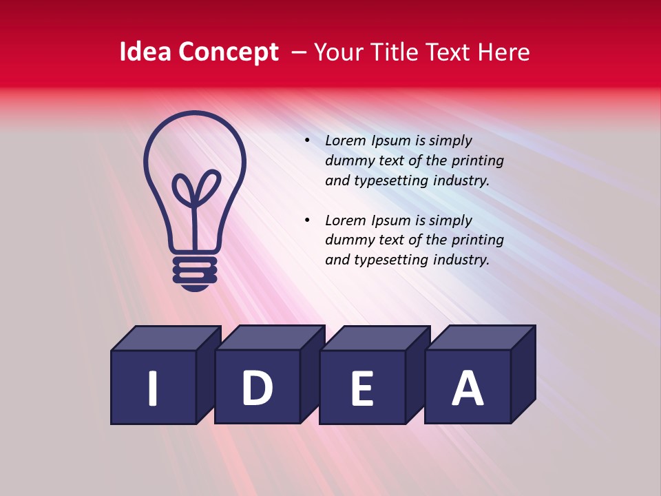 Surface Cyan Stripe PowerPoint Template