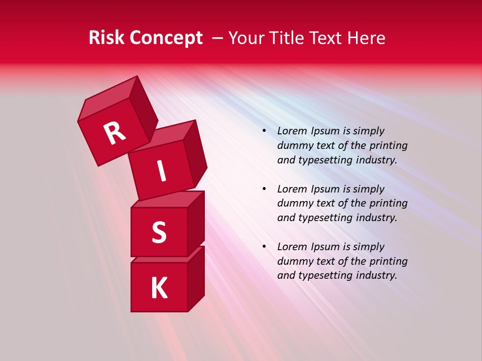 Surface Cyan Stripe PowerPoint Template