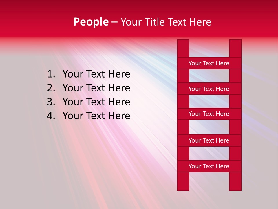 Surface Cyan Stripe PowerPoint Template