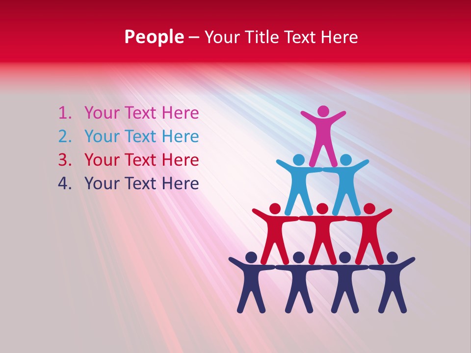 Surface Cyan Stripe PowerPoint Template