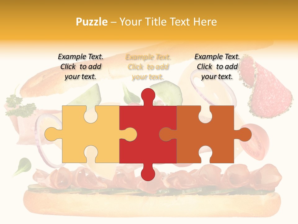 Cucumber Bread Gourmet PowerPoint Template