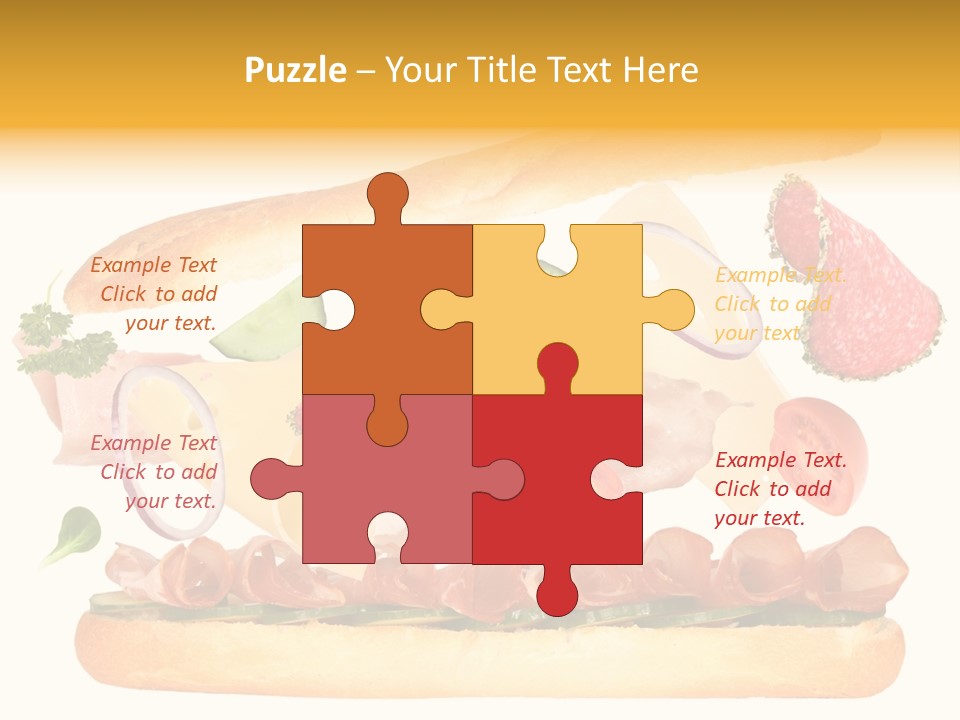 Cucumber Bread Gourmet PowerPoint Template