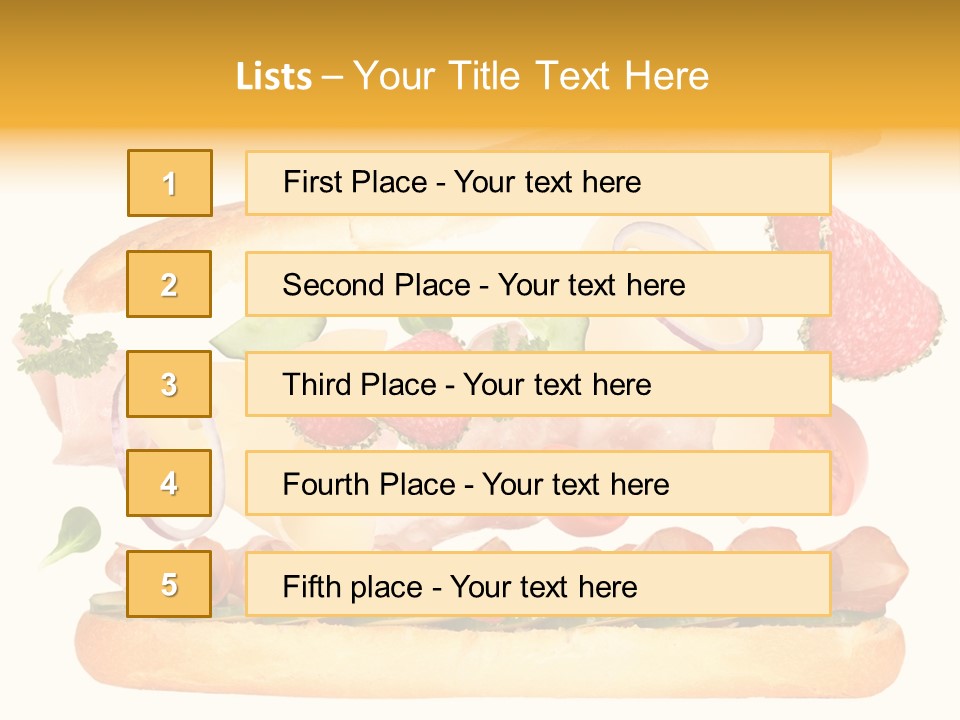 Cucumber Bread Gourmet PowerPoint Template