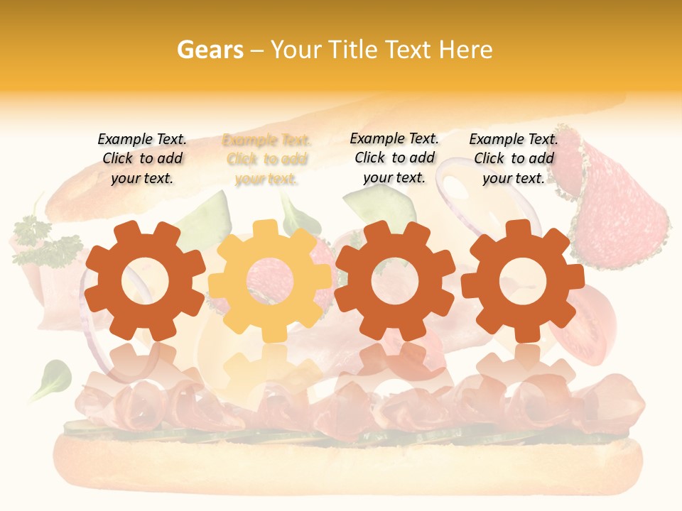 Cucumber Bread Gourmet PowerPoint Template