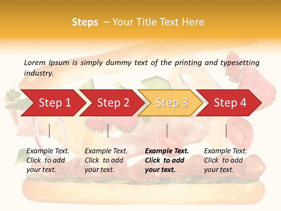 Cucumber Bread Gourmet PowerPoint Template