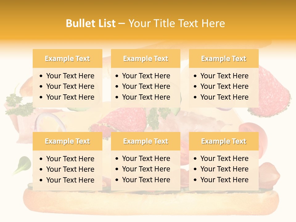 Cucumber Bread Gourmet PowerPoint Template