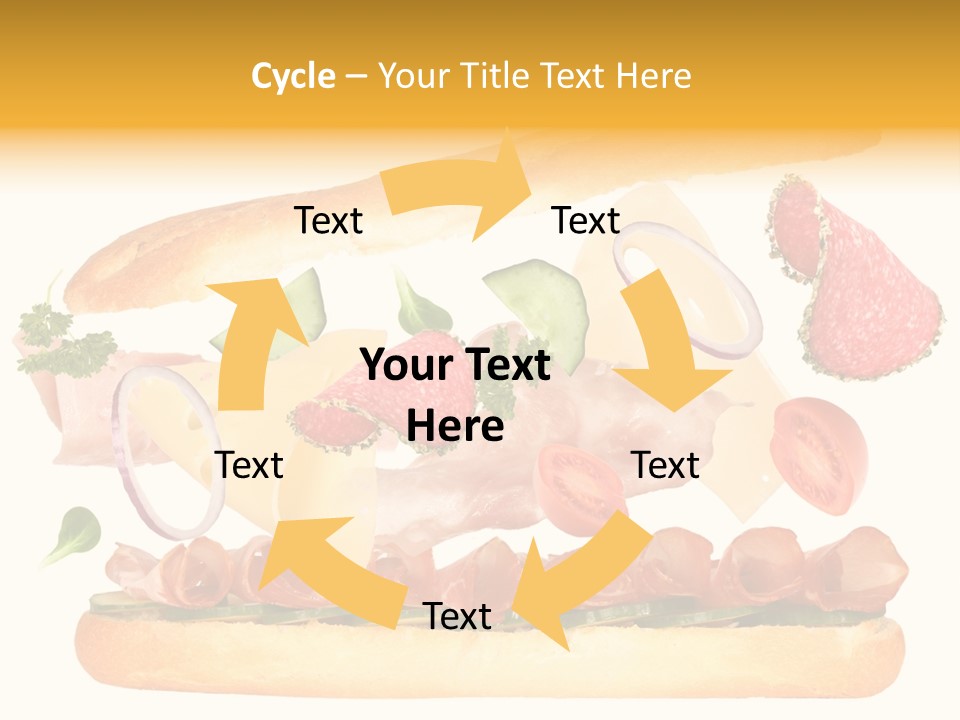 Cucumber Bread Gourmet PowerPoint Template