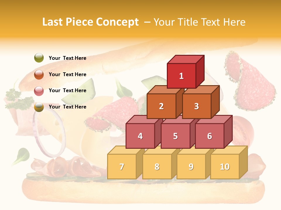 Cucumber Bread Gourmet PowerPoint Template