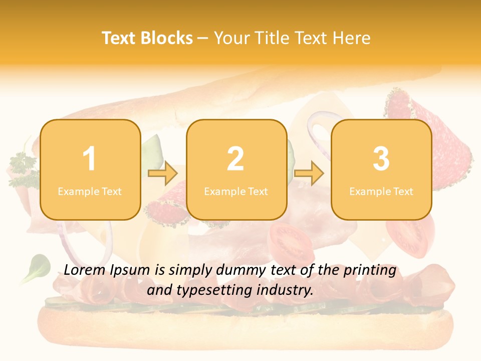 Cucumber Bread Gourmet PowerPoint Template