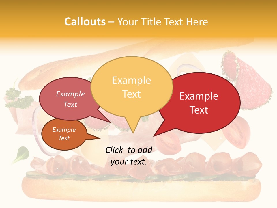 Cucumber Bread Gourmet PowerPoint Template