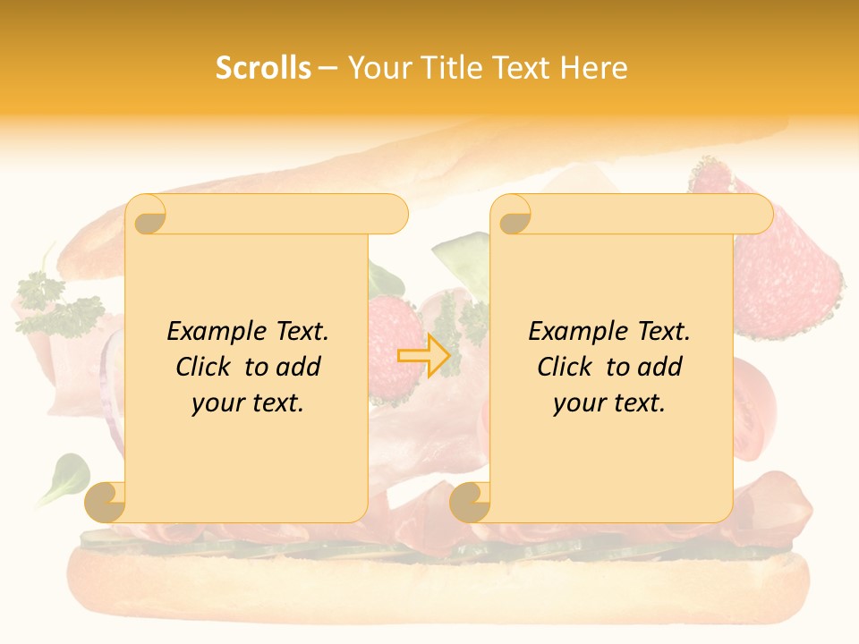 Cucumber Bread Gourmet PowerPoint Template