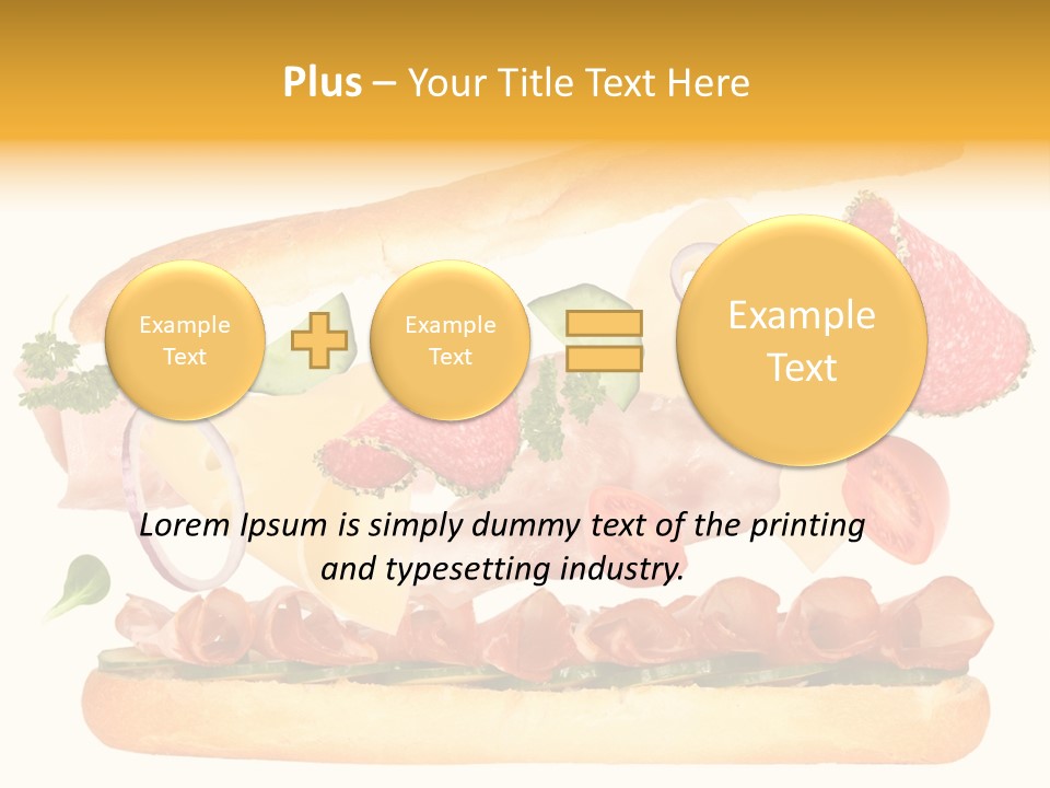 Cucumber Bread Gourmet PowerPoint Template