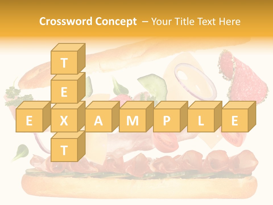 Cucumber Bread Gourmet PowerPoint Template