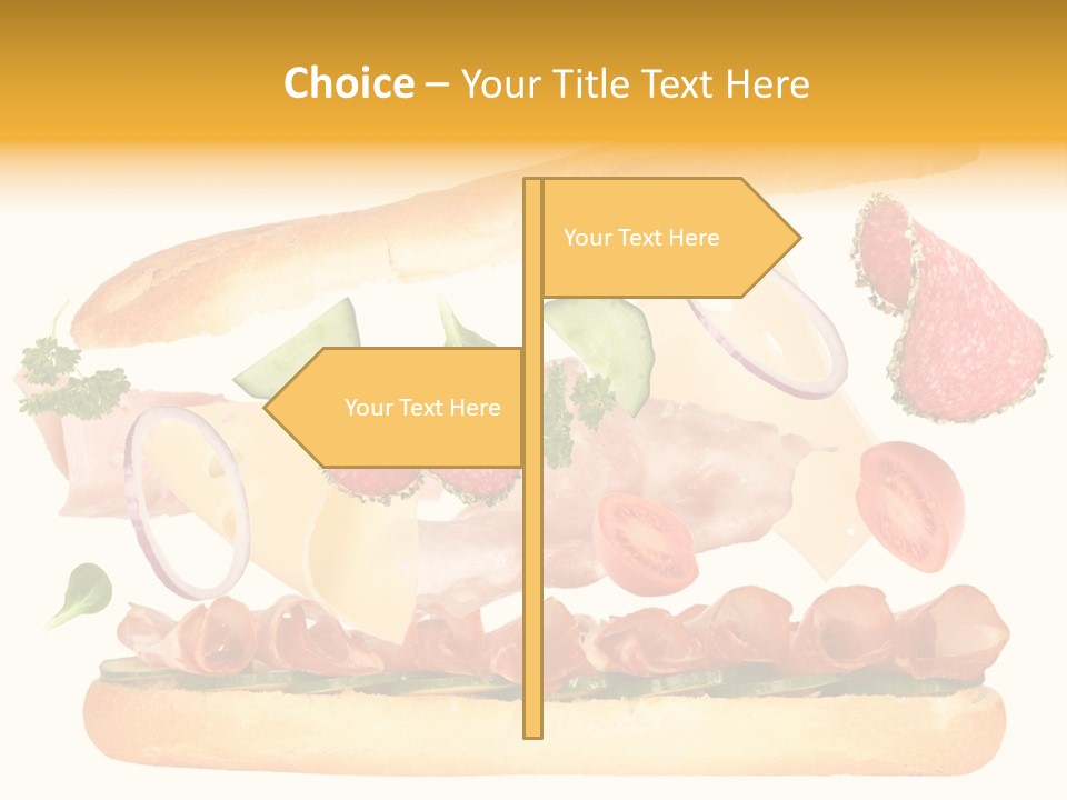 Cucumber Bread Gourmet PowerPoint Template