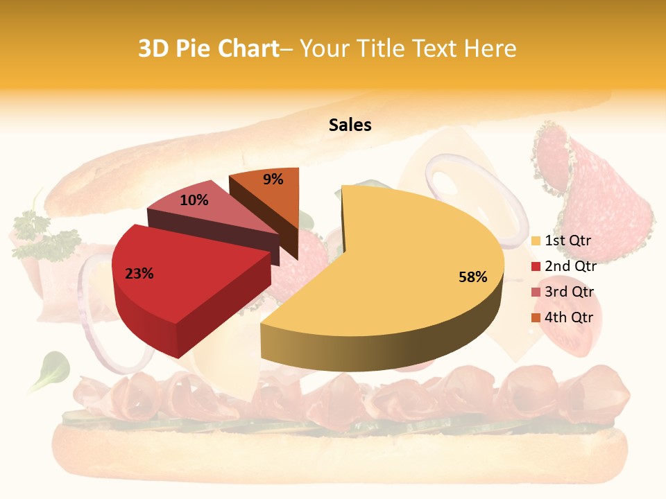 Cucumber Bread Gourmet PowerPoint Template