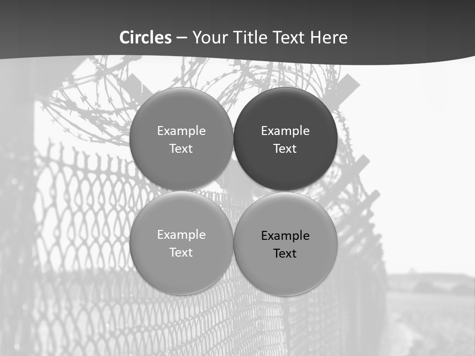 Human Wire Spiral PowerPoint Template