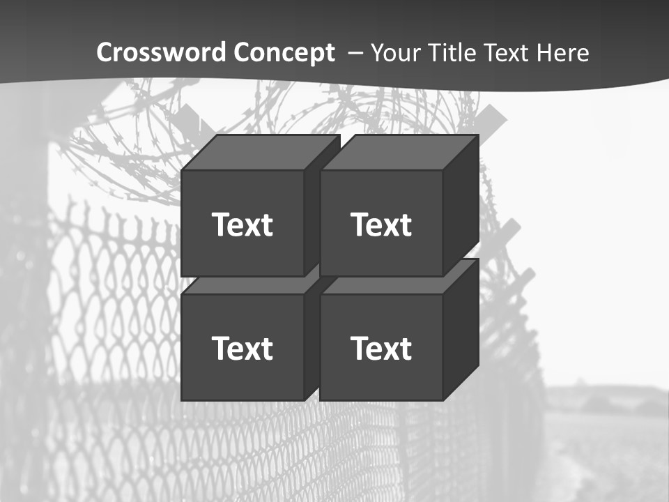 Human Wire Spiral PowerPoint Template