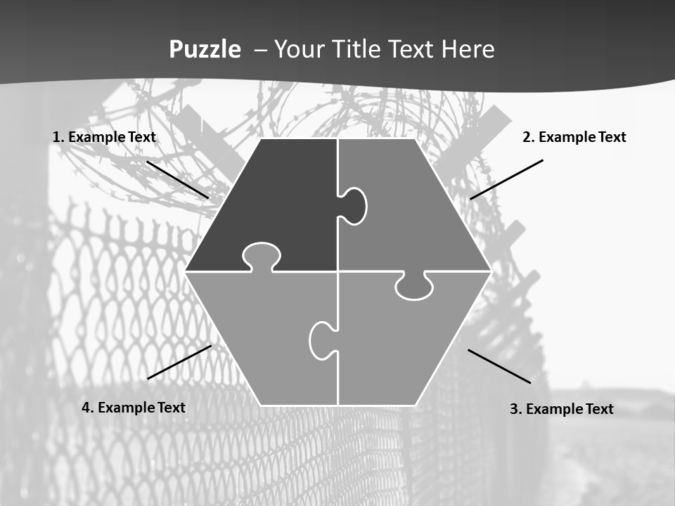 Human Wire Spiral PowerPoint Template
