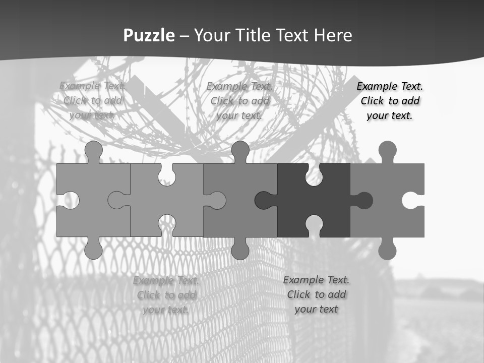 Human Wire Spiral PowerPoint Template