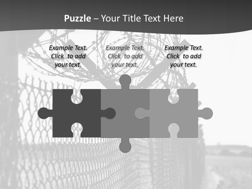 Human Wire Spiral PowerPoint Template