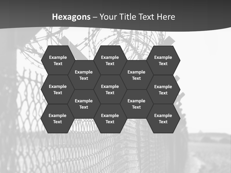 Human Wire Spiral PowerPoint Template