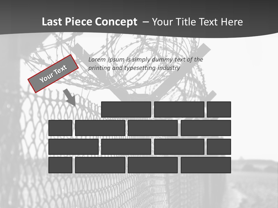 Human Wire Spiral PowerPoint Template