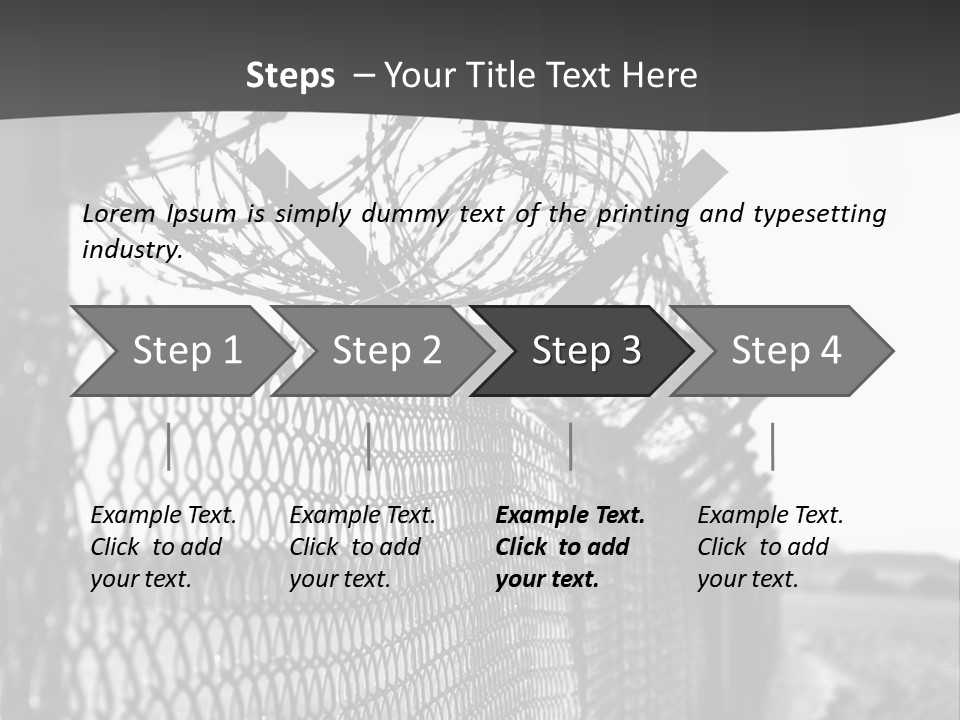 Human Wire Spiral PowerPoint Template